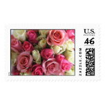 Pink and Yellow Flowers Stamps
