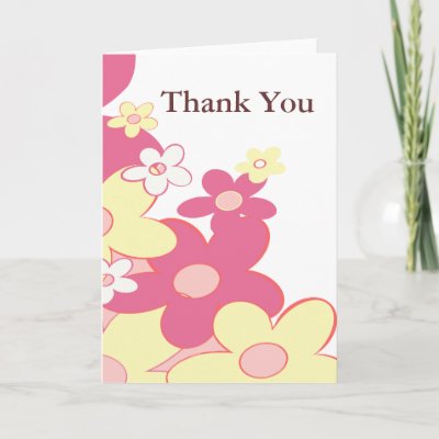 thank you images with flowers. Customize the inside Thank you