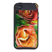 Pink and Yellow Tea Roses iPhone 4/4S Cover