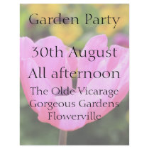 Pink Anemone Flyer