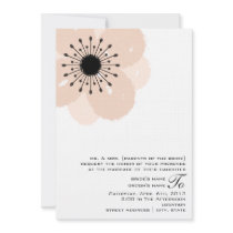 Pink Anemone Wedding Invite: From Parents Of Bride