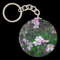 Pink Anemones-Michigan keychains