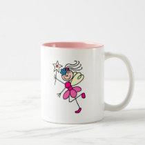 Pink Angel Fairy With Wand Mug