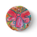 pink angel for fall leaves buttons