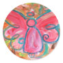 pink angel for fall leaves