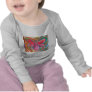 pink angel for fall leaves tee shirt