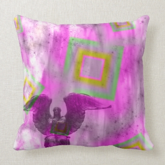 Pink Angel Pillow