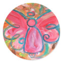 Pink Angel Sticker