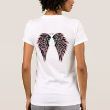 Pink Angel Wings Tee Shirt