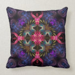 Pink Angels Purple Wings Fantasy Cushion Pillow