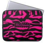 Pink Animal Print laptop sleeve