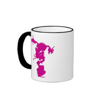 Pink Animal Silhouette Drumming Disney mugs by disney Pink Animal Silhouette Drumming Disney mugs