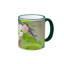 Pink Apple Blossom, It'sapple blossomtime! Coffee Mugs