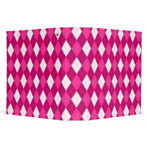 Pink Argyle 2 Inch Binder