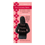 Pink Argyle Fashion Diva Rack Card rack cards
