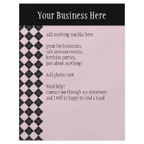 Pink Argyle Flyer by Pen_And_Ink Pink Argyle Flyer