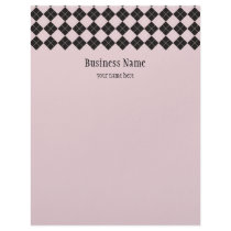 Pink Argyle Letterhead by Pen_And_Ink Pink Argyle Letterhead