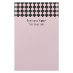 Pink Argyle Stationery
