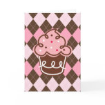 Pink Argyle with Sweets cards