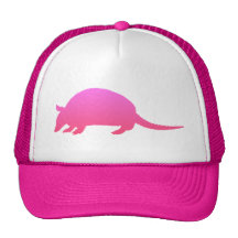 Pink Armadillo Trucker Hat