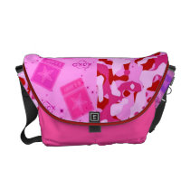 pink army bag courier bags
