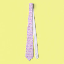 Pink Art Attack Tie