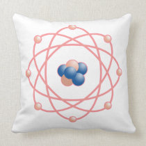 Pink Atomic Particles pillows