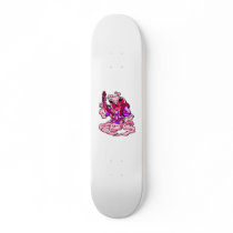 Pink Attack Alien Skateboard