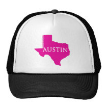 Pink Austin, Texas Trucker Hat