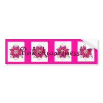 Pink Awareness - Bumper Sticker (fuschia) bumper stickers by pinkawareness Pink Awareness - Bumper Sticker (fuschia) bumper stickers