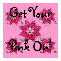 Pink Awareness - Product Line "Get Your Pink On!" posters