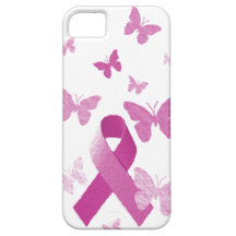 Pink Awareness Ribbon iPhone 5 Case