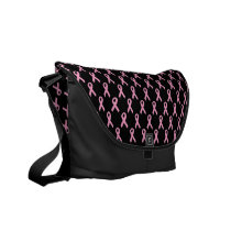 Pink Awareness Ribbon Commuter Bag