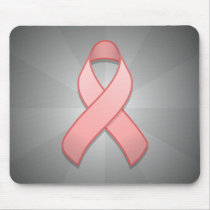Pink Awareness Ribbon Mousepad