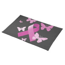 Pink Awareness Ribbon Placemat