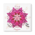 Pink Awareness - Square magnet