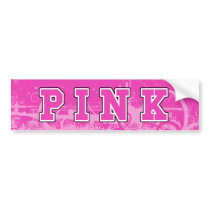 Pink Awareness Sticker bumper stickers