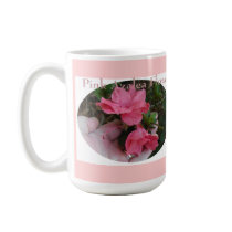 Pink Azalea Flower mugs by Perlyyyy Pink Azalea Flower mugs