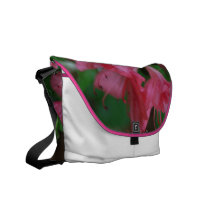 Pink Azalea Messenger Bag