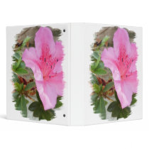 Pink Azaleas 1 Photo 3 Ring Binder