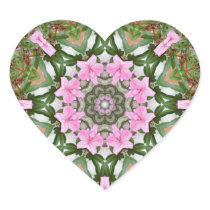 Pink Azaleas 1E kaleidoscope11 Stickers