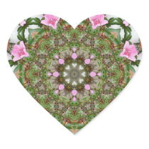 Pink Azaleas 1E kaleidoscope12 Stickers