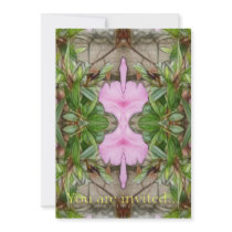 Pink Azaleas 1E kaleidoscope 2 Personalized Announcements