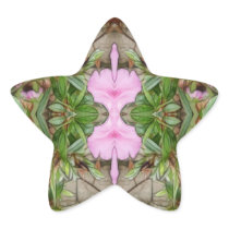 Pink Azaleas 1E kaleidoscope 2 Sticker