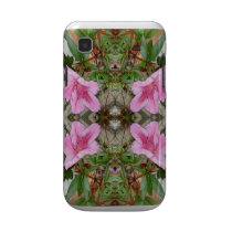 Pink Azaleas 1E kaleidoscope 3 Samsung Galaxy S Cases