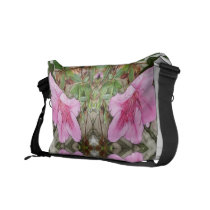 Pink Azaleas 1E kaleidoscope 3 Commuter Bags