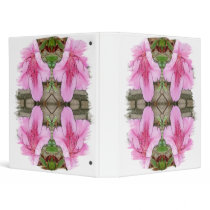 Pink Azaleas 1E kaleidoscope 6 Vinyl Binder