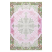 Pink Azaleas 1E kaleidoscope 8 Custom Stationery
