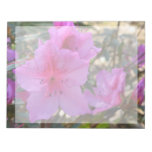 Pink Azaleas Flowers Notepad