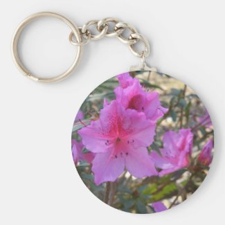 Pink Azaleas Key Chain